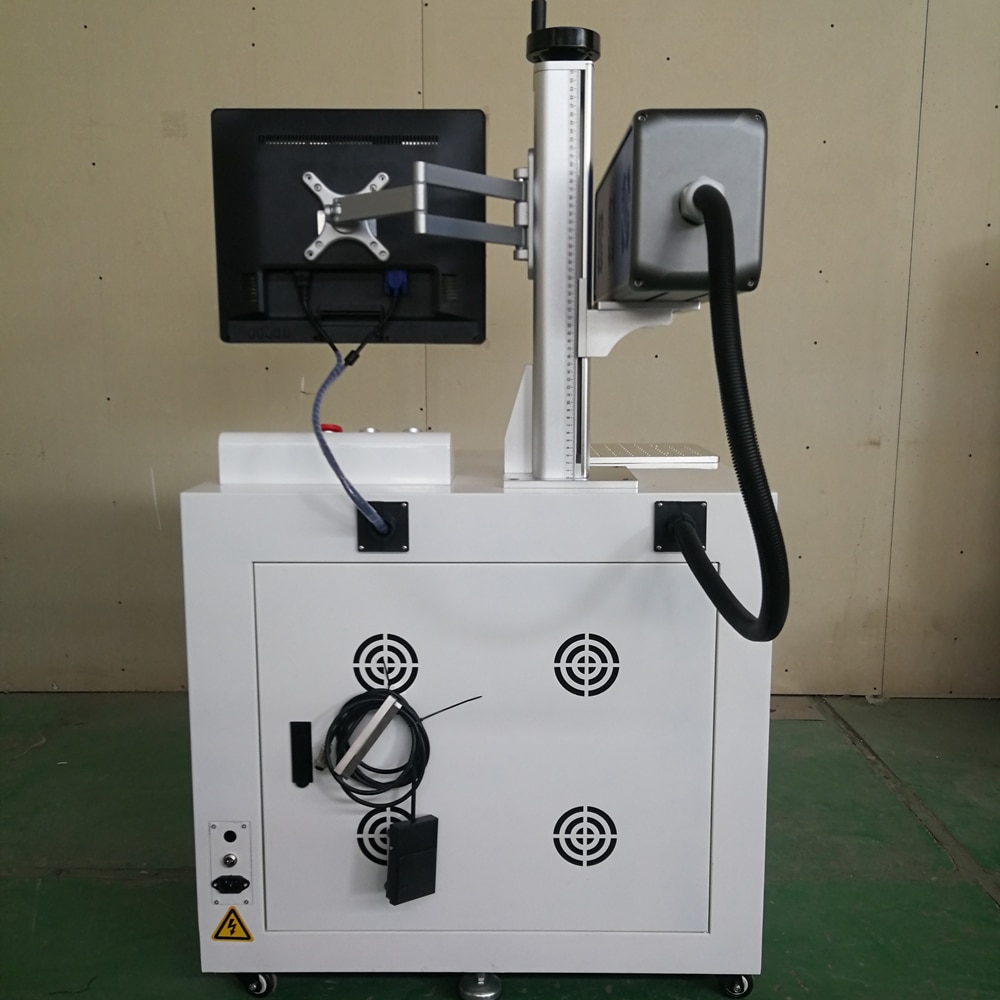 300x300mm Size 20W 30W 50W RAYCUS Optical Fiber Laser Marking Engraving Machine Metal Marker Laser - Image 5