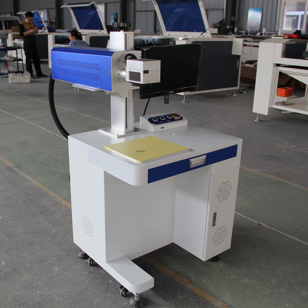 300x300mm Size 20W 30W 50W RAYCUS Optical Fiber Laser Marking Engraving Machine Metal Marker Laser - Image 2