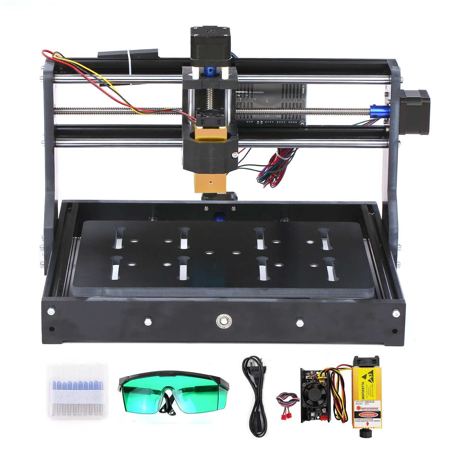 3020 7W/15W Mini DIY CNC Router Kit Power Milling Machine GRBL Control Laser Engraver Engraving Machine US/EU Plug - Image 2