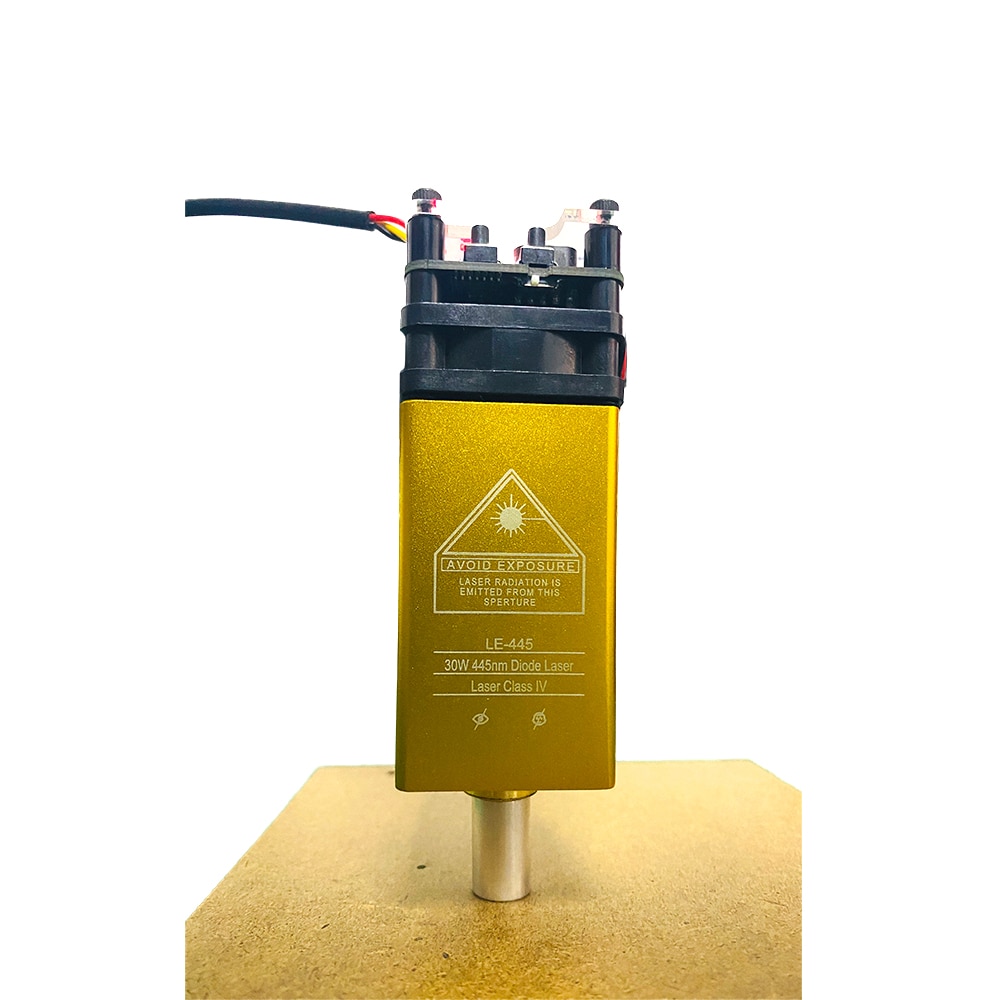 30W 450nm Blue Light Laser Head Fixed Focus DIY Engraving Machine Engraver Accessory DIY Tools Laser Module Head - Image 2