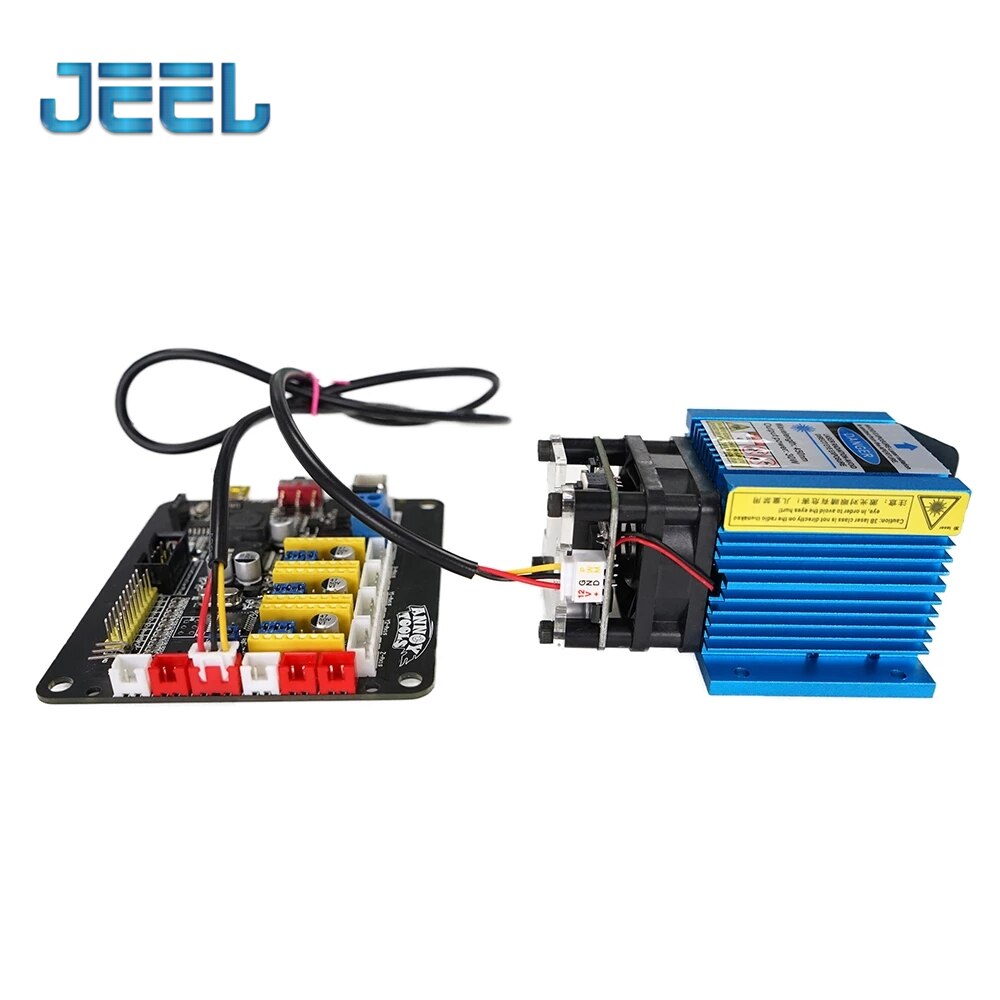 30W 450nm Fixed Focus DIY Tools Laser Module Head 51mm Blue Light Laser Head Carving Engraving Machine Accessory - Image 4