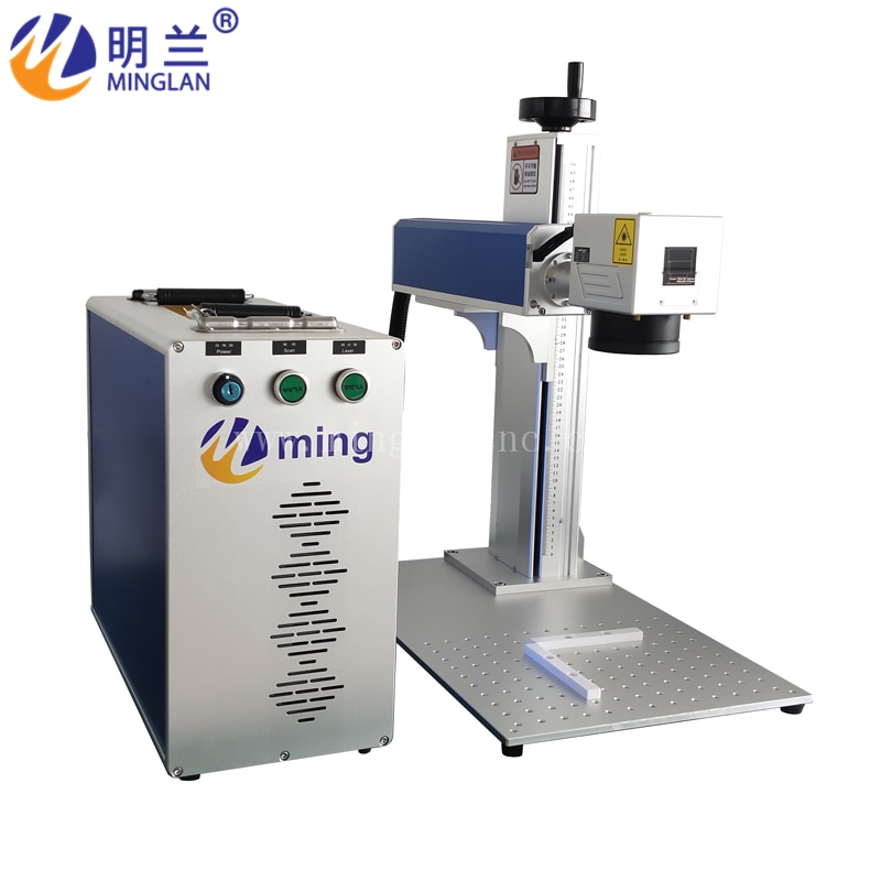 30W Fiber Laser Marking machine with Raycus QB high quality source for Steel, Plastic, Metal coating - Image 3