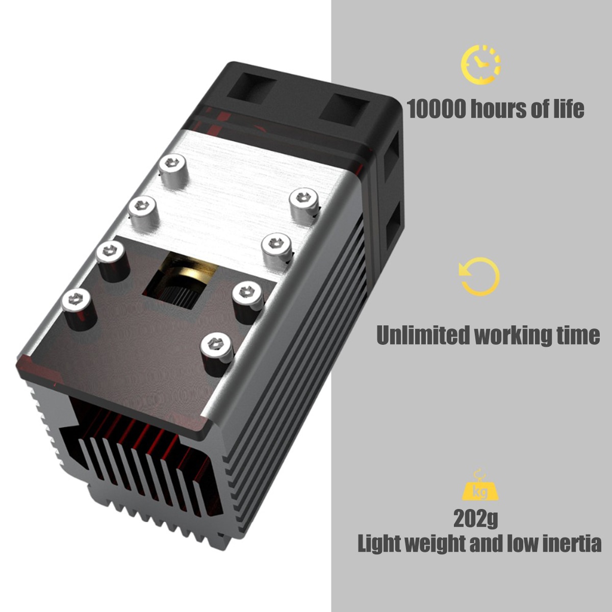 30W Focusable Laser Module 10pcs Laser Engraving Module Kit with 450nm 7.5W Blue Laser Head for Engraver 3D Printer CNC Milling - Image 2