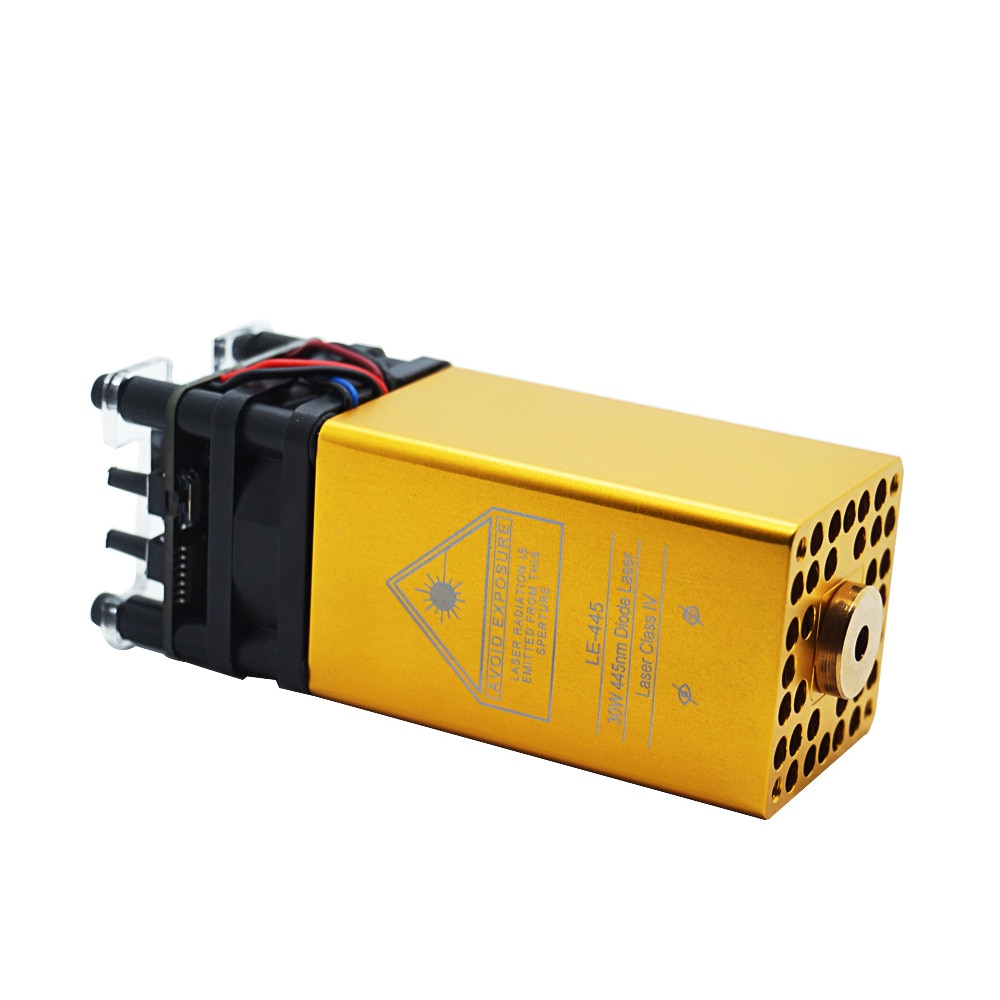 30W Laser Module 450nm TTL PWM High Power Laser Head For Laser Cutting Machine CNC DIY Laser Wood Marking Cutting Tool - Image 3