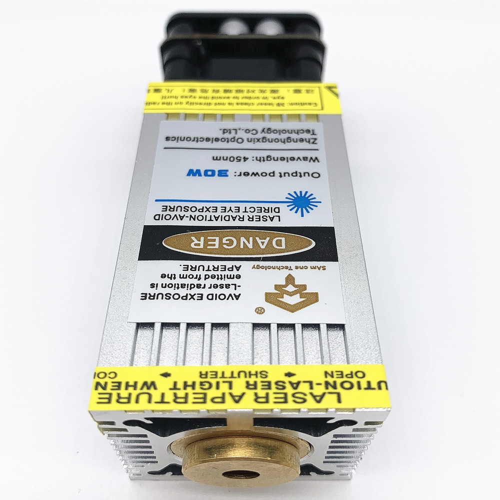 30W laser head laser module, rapid engraving of oxidized metal, used for wood marking, engraving and cutting tools, with PWM/TTL - Image 5