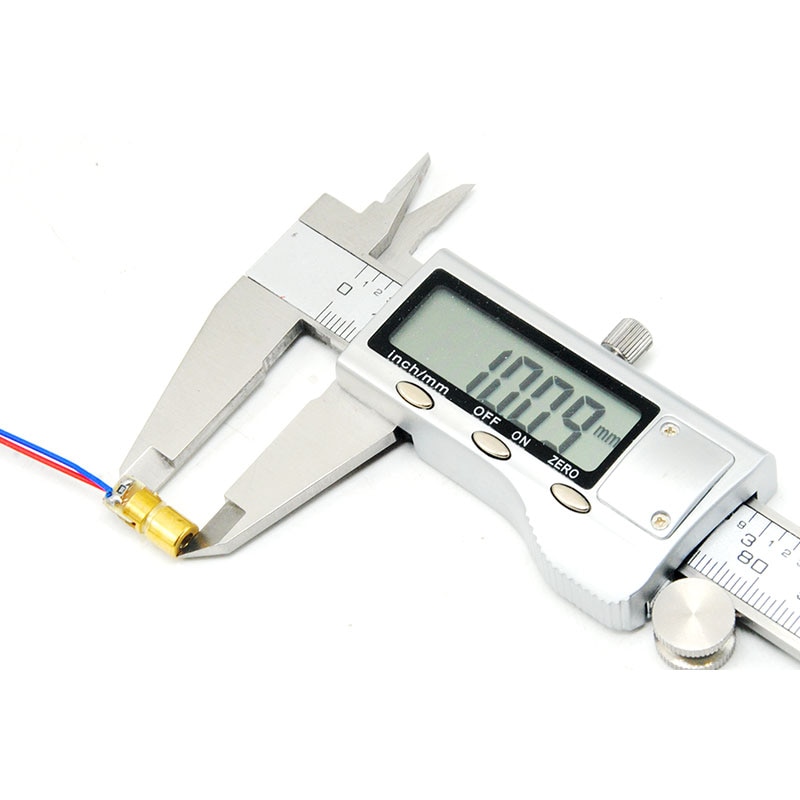 30pcs/lot 0610 Mini Type 1mW 650nm Red Laser Module w Dot Focus Lens LED Lights 3V - Image 2