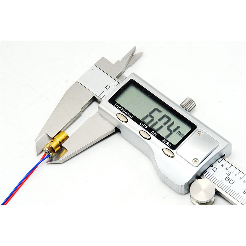 30pcs/lot 0610 Mini Type 1mW 650nm Red Laser Module w Dot Focus Lens LED Lights 3V - Image 3