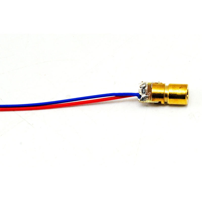 30pcs/lot 0610 Mini Type 1mW 650nm Red Laser Module w Dot Focus Lens LED Lights 3V - Image 4