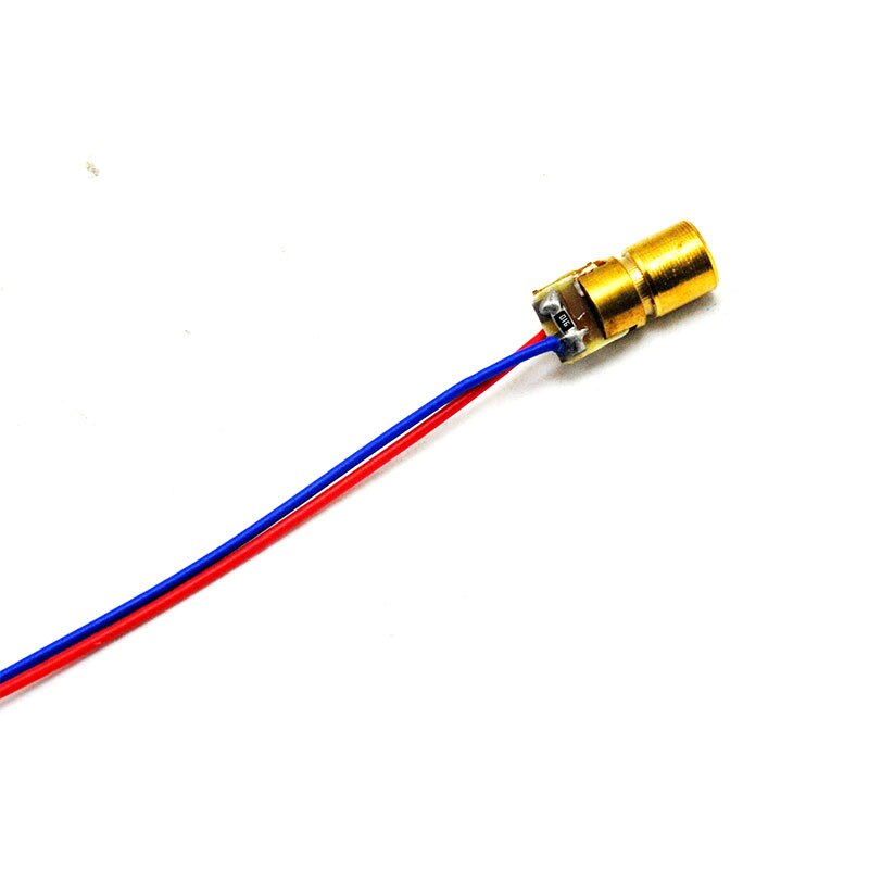 30pcs/lot 0610 Mini Type 1mW 650nm Red Laser Module w Dot Focus Lens LED Lights 3V - Image 5