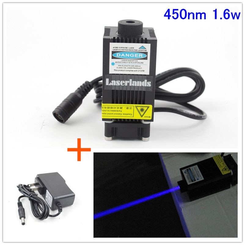 33*55mm 450nm 1.6w Blue Laser Diode Module for Engraving Cutting - Image 4