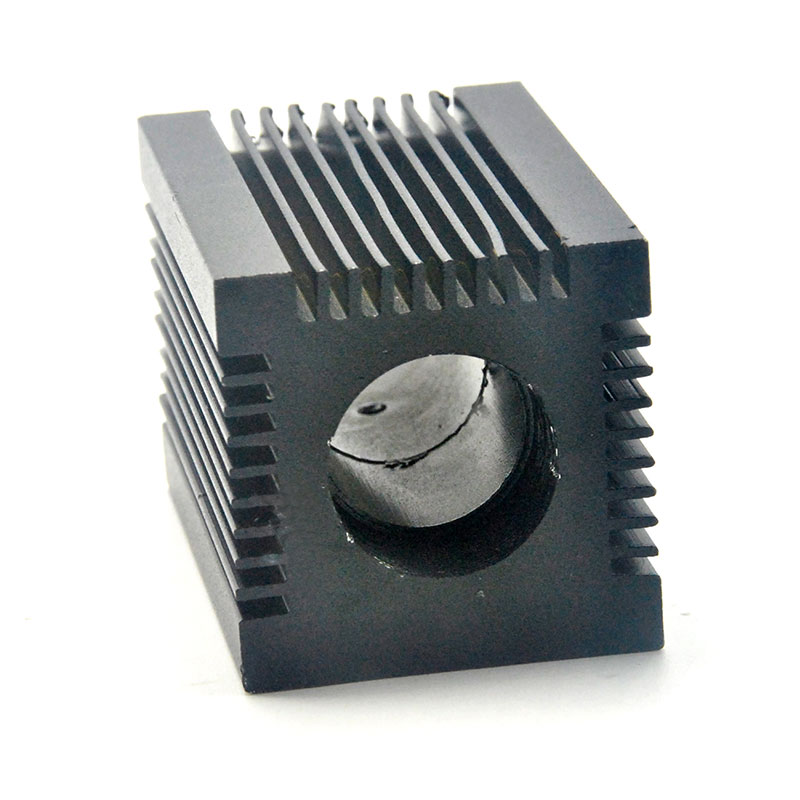 33x50mm DIY Aluminium Heatsink Housing for 405nm 450nm 9mm Blue Laser Diode TO-5 LD Dot Module w Glass Lens