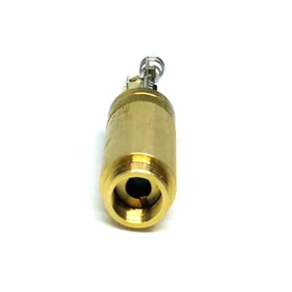 3V Non-Focusable 532nm 5mW Green Dot Laser Diode Module Focus Point Lights w 12mm Brass Housing Switch - Image 5