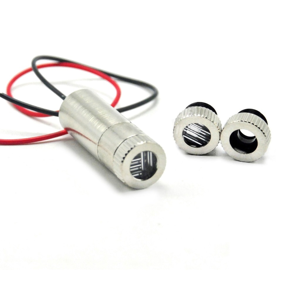 3in1 Focusable 650nm 5mW Red Dot Line Cross Head Laser Diode Module 12x35mm