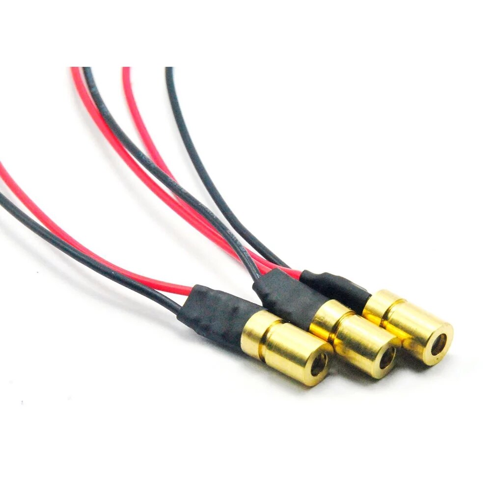 3pcs 780nm 3mW 3V Mini IR Infrared Laser Dot Diode Module 6x10mm w Built-in Driver - Image 2