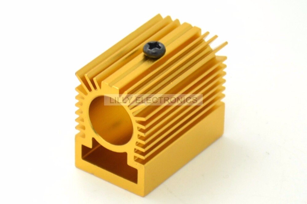 3pcs Aluminum Radiator Heatsink 20x27x32mm for 12mm Laser Diode Module Golden - Image 4