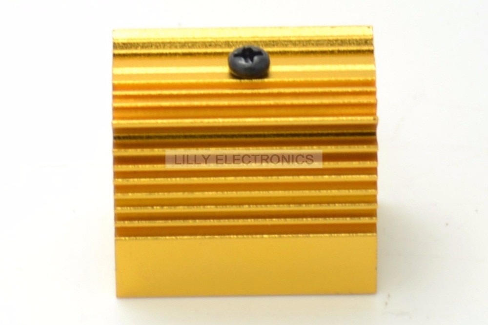 3pcs Aluminum Radiator Heatsink 20x27x32mm for 12mm Laser Diode Module Golden
