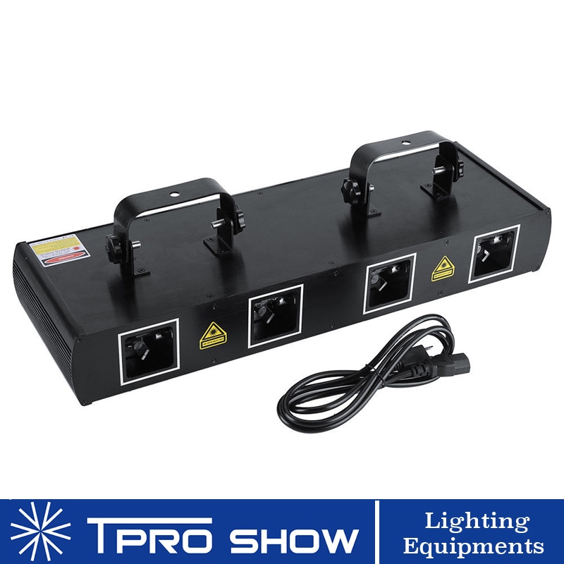 4 Eyes Laser Projector RG Lazer Beam Light Bar Pattern Dmx Sound Control Stage Ligthting Effect For Disco Dj Club RGBY Diode Opt - Image 5
