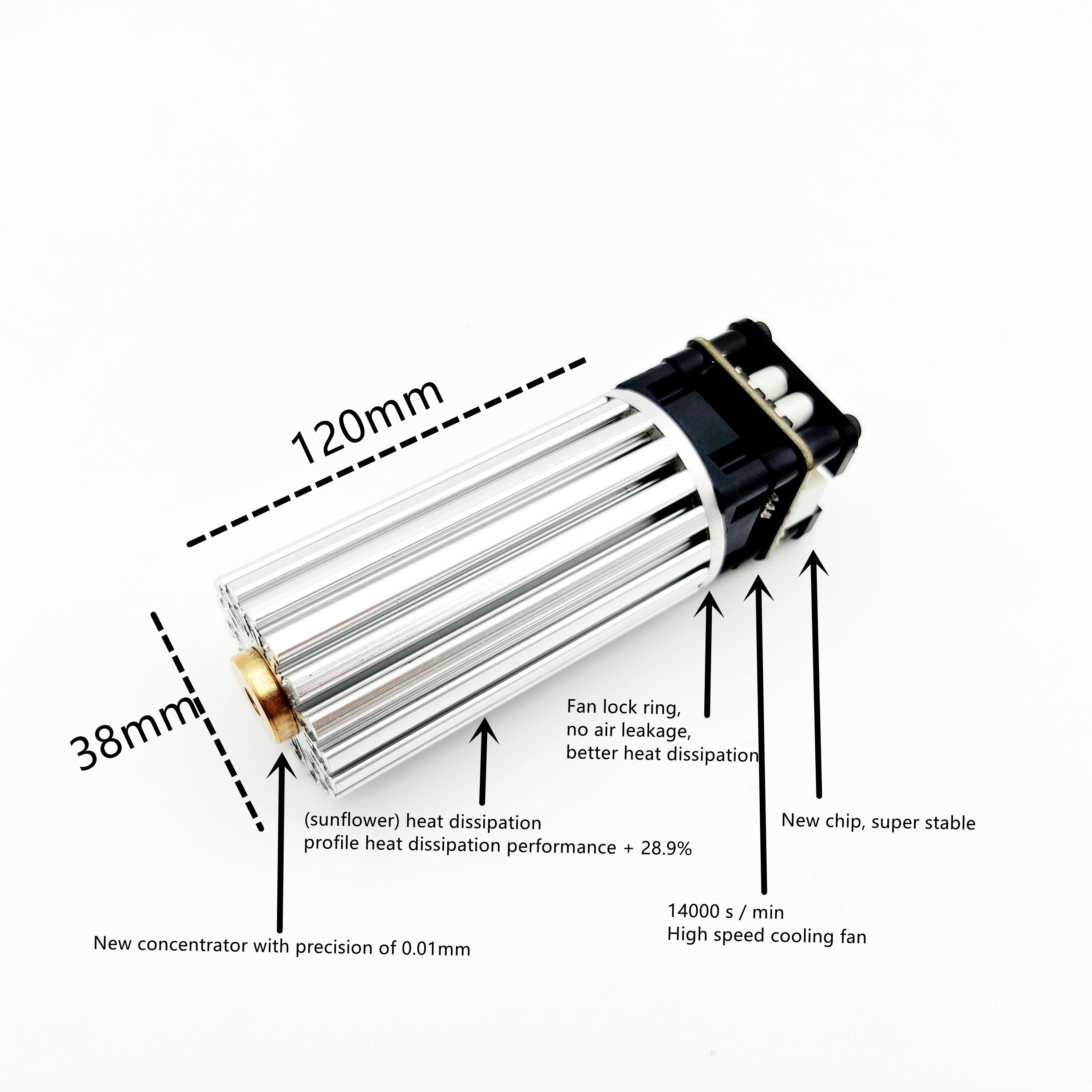 40W 450nm laser module for laser engraving machine cnc3018 40w bule laser head DIY engraving high power laser - Image 5