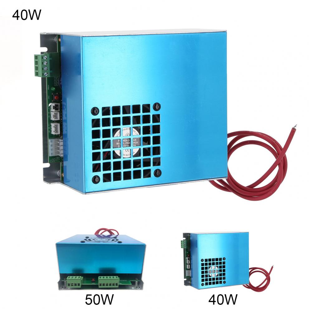 40W/50W Laser Power Supply Sophisticated Fast Heat Dissipation Vent Fan Design CO2 Laser Machine Power Supply Module for High-pr - Image 3