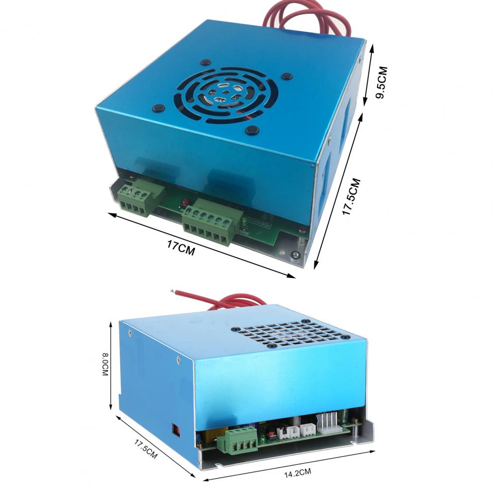 40W/50W Laser Power Supply Sophisticated Fast Heat Dissipation Vent Fan Design CO2 Laser Machine Power Supply Module for High-pr - Image 4