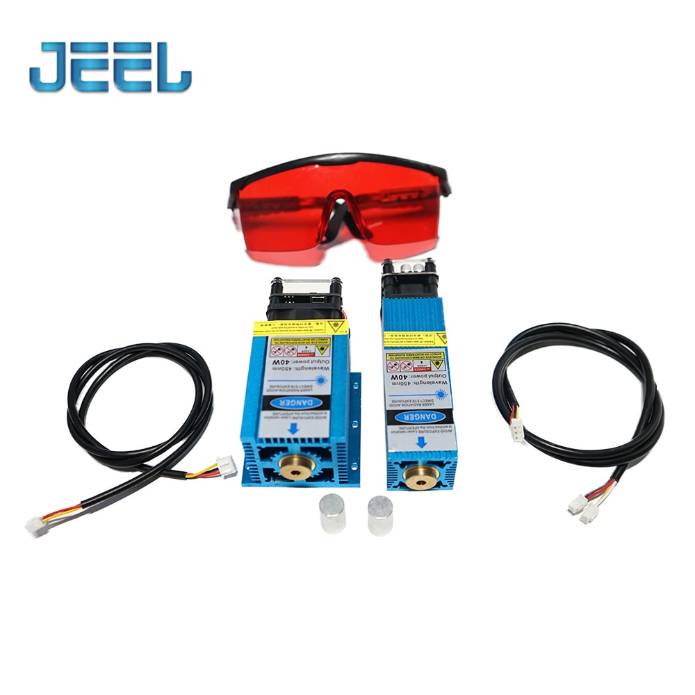 40W High Power Laser Module PWM TTL Blue Light Module for Wood Cutting Engraving Machine Cutting Tool - Image 2