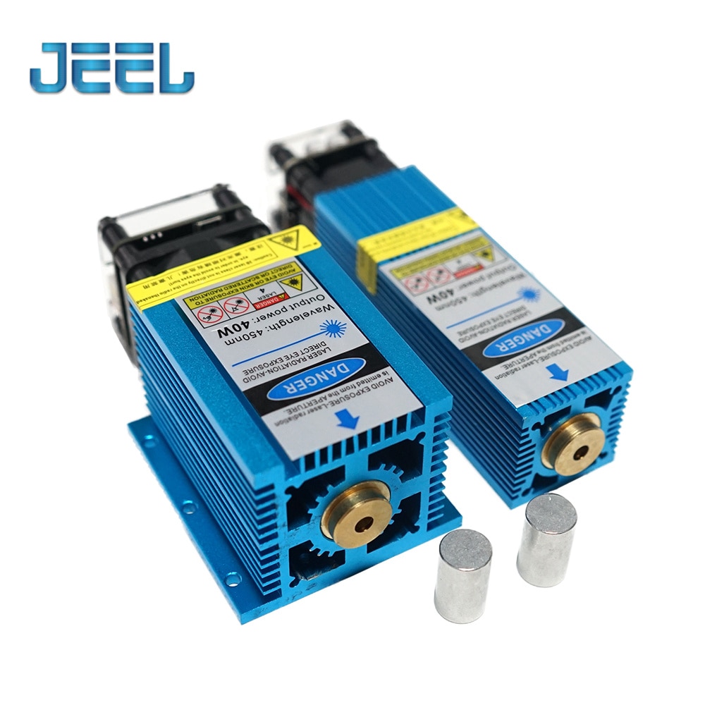 40W High Power Laser Module PWM TTL Blue Light Module for Wood Cutting Engraving Machine Cutting Tool