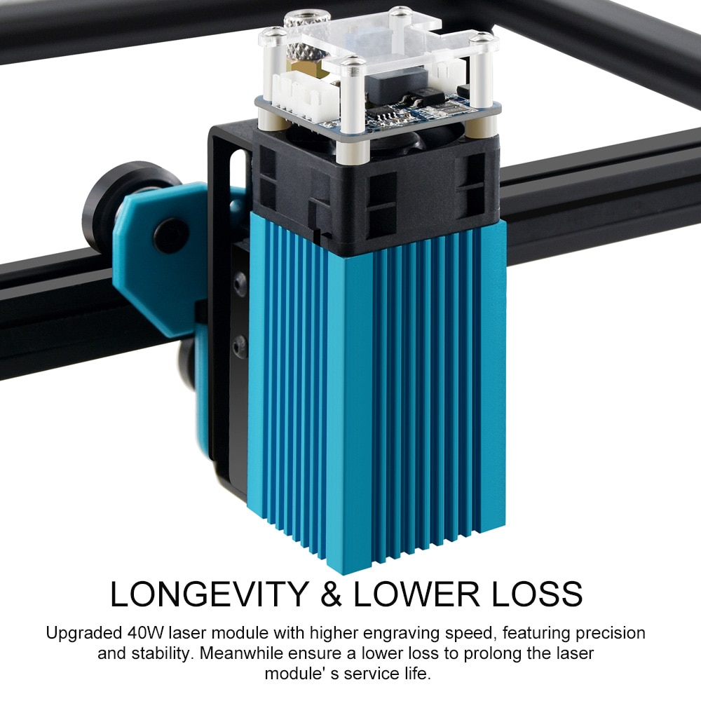 40W Laser Module 5.5W 450nm Continuous Laser Fast High Precision Cut Engraver Printer Cutter For Metal Wood Stainless Steel - Image 3