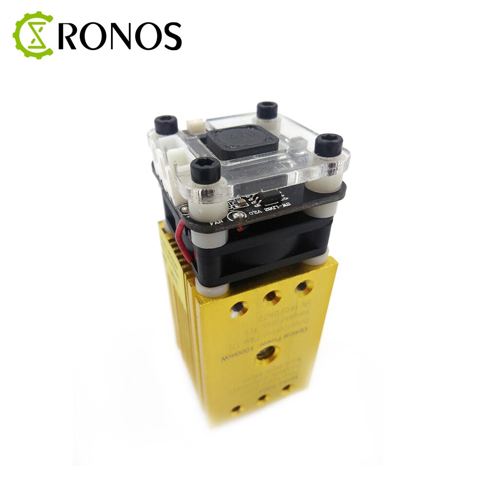 445nm-1000mw Gold Module Laser DI Messa A Fuoco Blue Laser Incisione Laser Testa, 1W Tubo Del Laser Diode 2p Port - Image 2