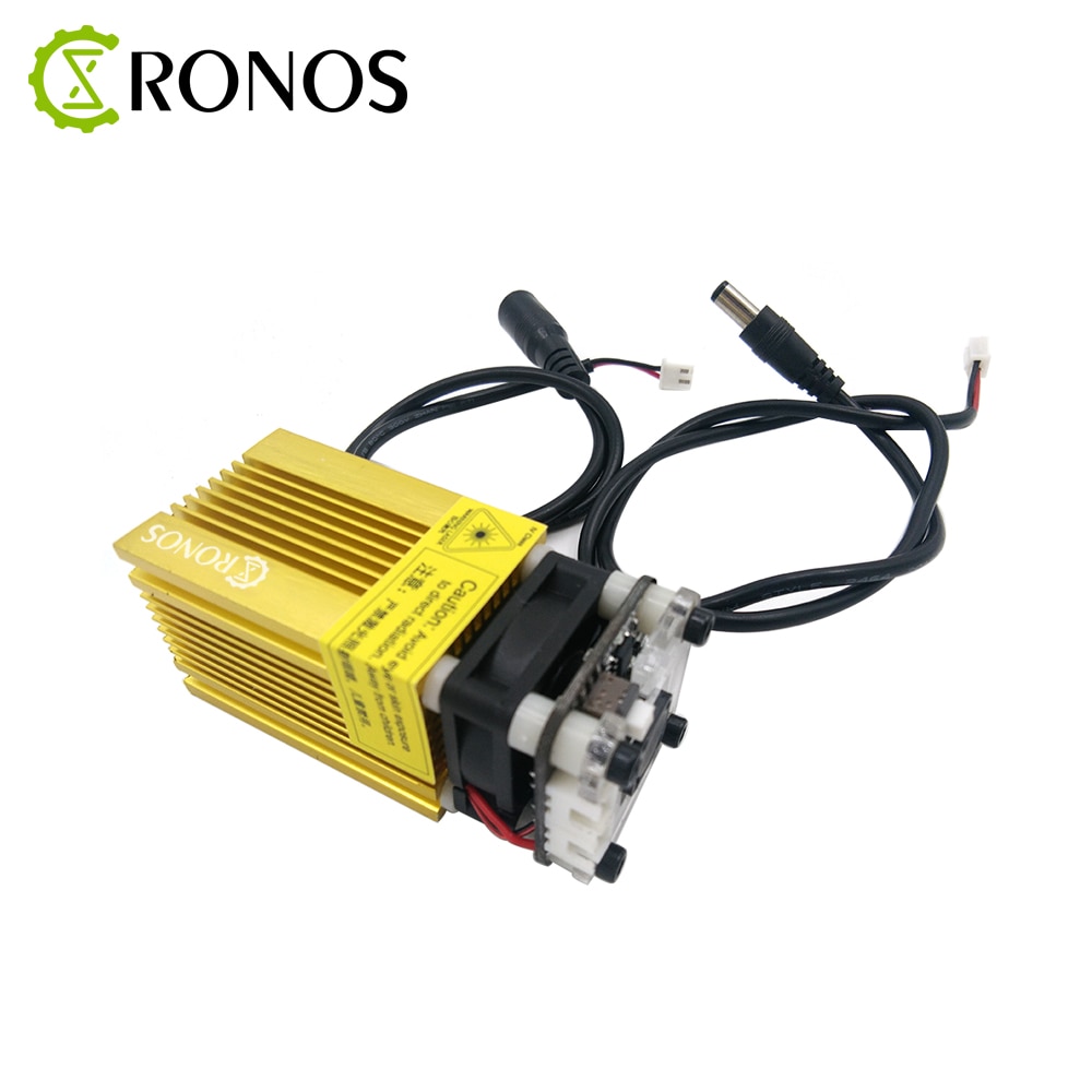 445nm-1000mw Gold Module Laser DI Messa A Fuoco Blue Laser Incisione Laser Testa, 1W Tubo Del Laser Diode 2p Port - Image 3