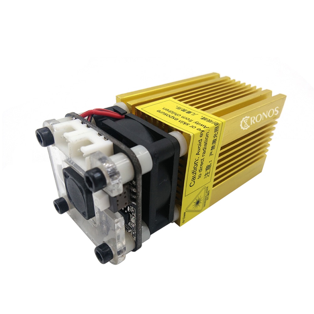 445nm-2500mw Gold Module Laser DI Messa A Fuoco Blue Laser Incisione Laser Testa, 2.5W Tubo Del Laser Diode 2p Port - Image 2