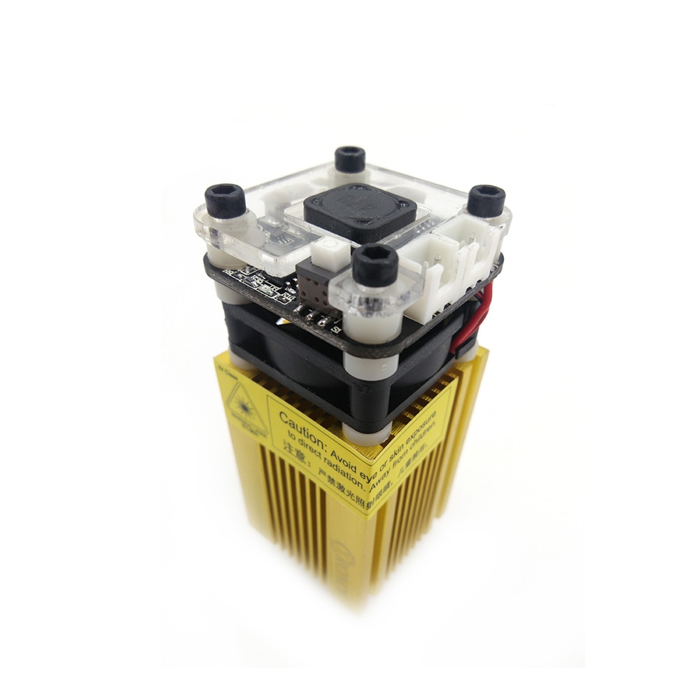 445nm-2500mw Gold Module Laser DI Messa A Fuoco Blue Laser Incisione Laser Testa, 2.5W Tubo Del Laser Diode 2p Port - Image 4