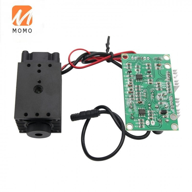 450nm 1.6W Blue Laser Diode Module Line Type Tunable Laser with 12V 2A Drive Board - Image 2