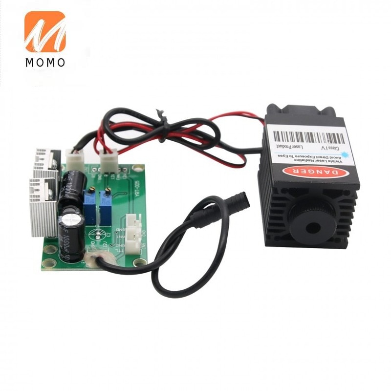 450nm 1.6W Blue Laser Diode Module Line Type Tunable Laser with 12V 2A Drive Board - Image 3