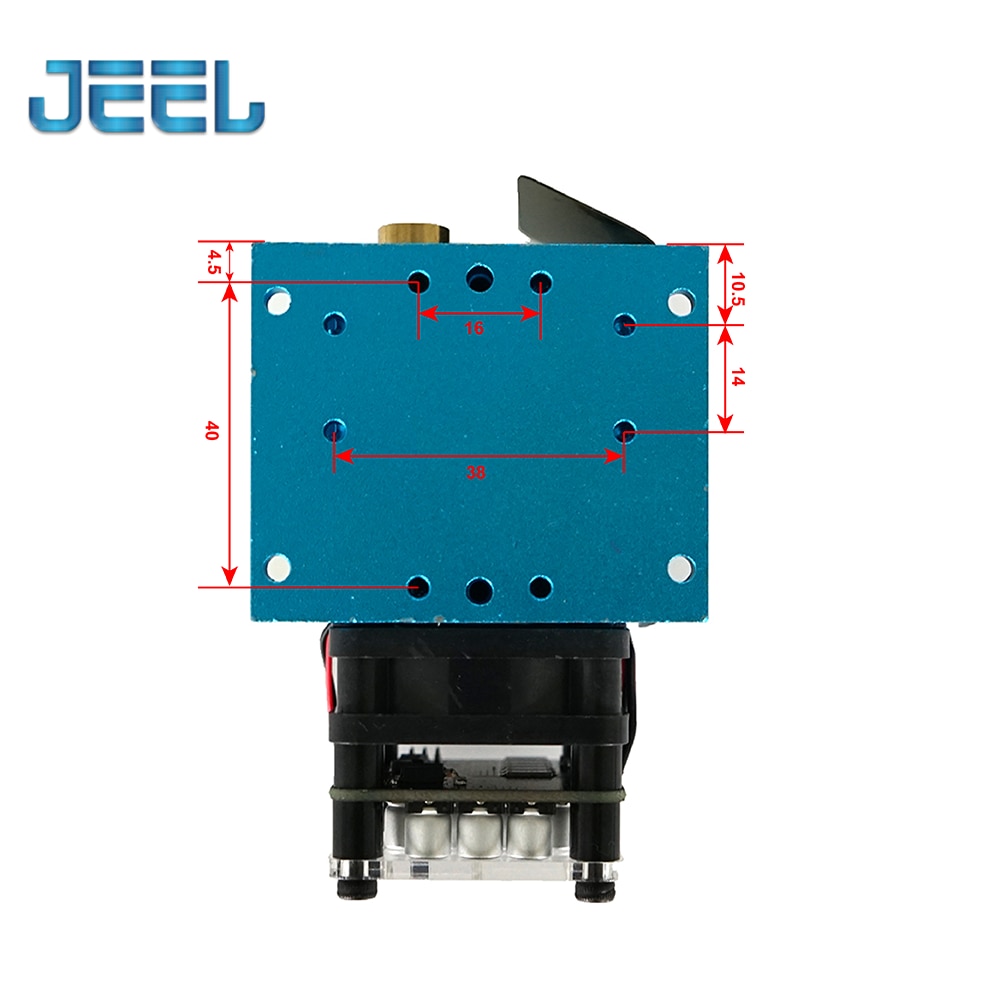 450nm 15W/30W 51mm 12V Fixed Focus Laser Module Diode TTL /PWM Laser Engraver Accessory DIY Tools Cutter Laser Head - Image 2