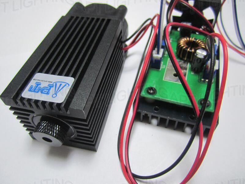 450nm 2000mW Laser Module Focusable Blue light 445nm 2W Laser Diode Module 12V Cutting Engraving DIY Lighting with Goggles - Image 2