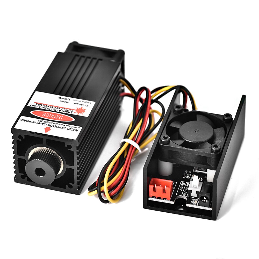 450nm 2500mw/5500mW/7W TTL PWM Laser Module Goggles DC 12V Focal Adjustable Laser Head for Laser Engraver Machine Accessories - Image 4