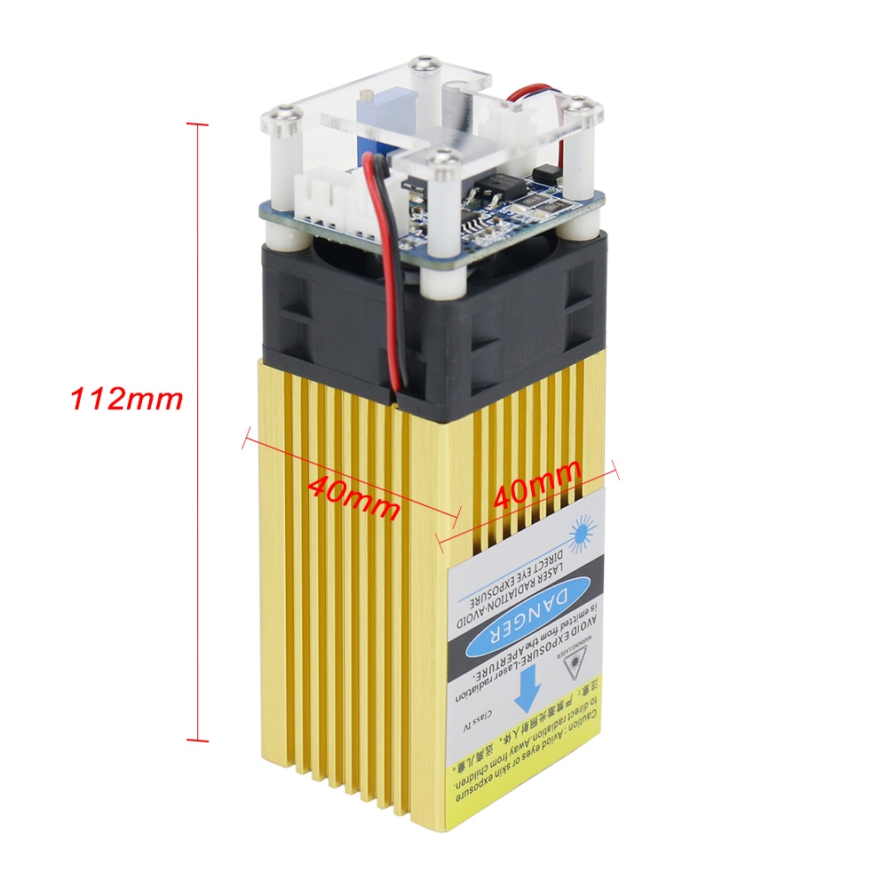 450nm 30W/40W-Pro laser module,laser cutter head, Focal Length 20-40mm Laser Module Compressed Spot Technology,cutting tool wood - Image 5