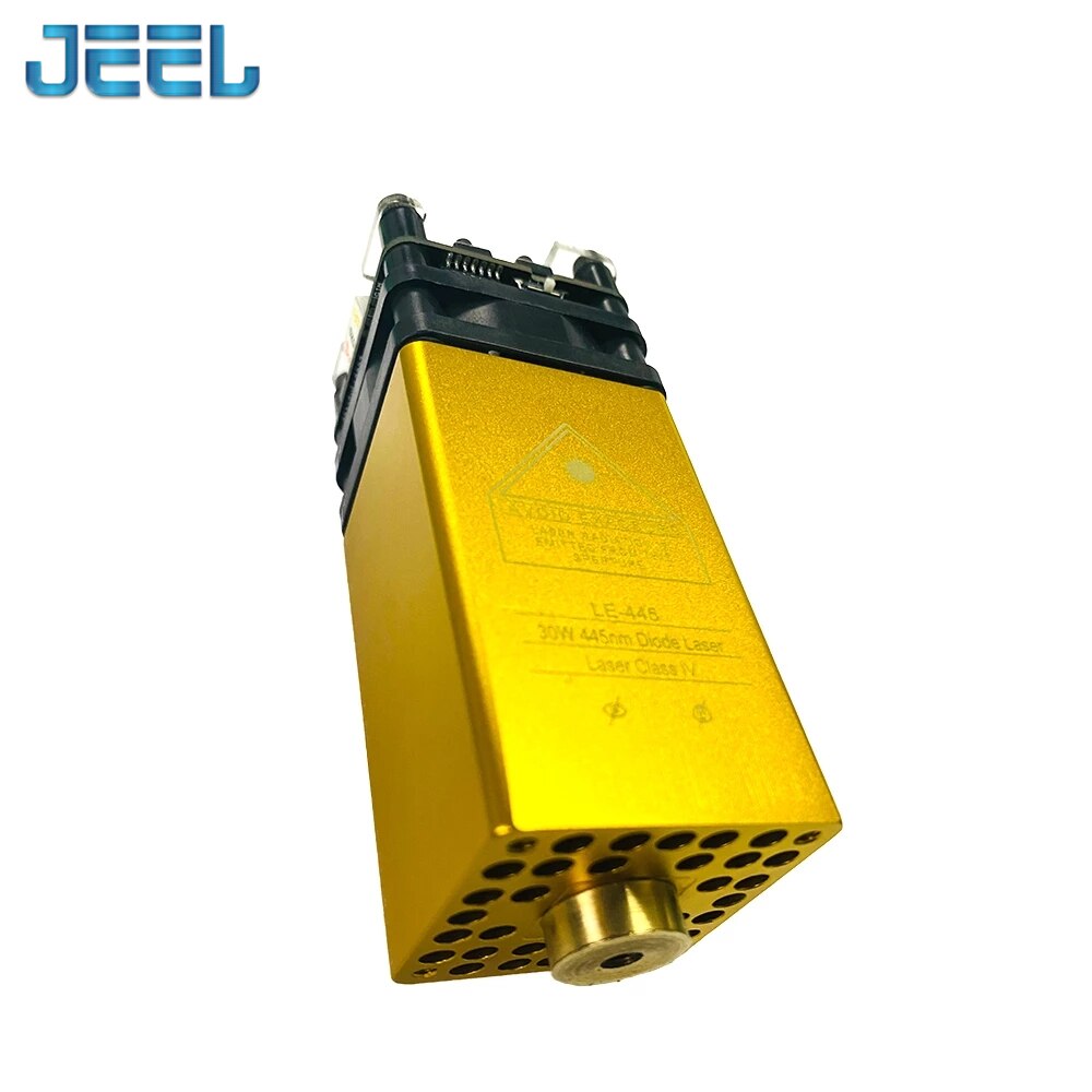 450nm 30w Fixed Focus Laser Module Blue Light High Power DIY Laser Engraving Machine Accessories Wooden Cutting