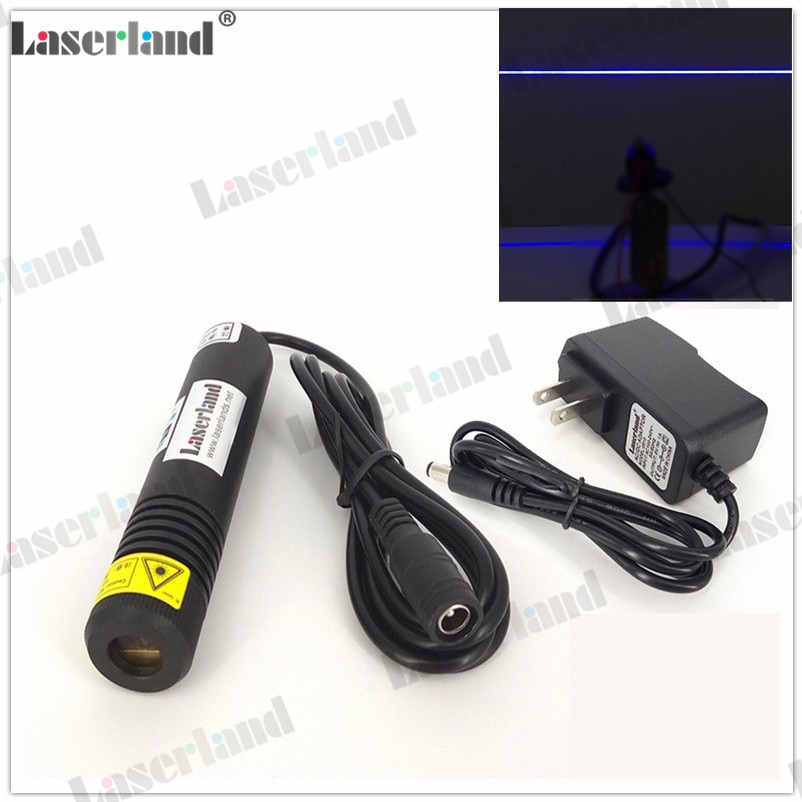 450nm 80mw Blue Laser Diode Module Dot Point Line Projector for Cutting Engraving Machines - Image 2