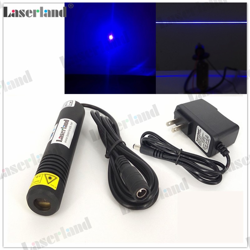 450nm 80mw Blue Laser Diode Module Dot Point Line Projector for Cutting Engraving Machines - Image 3