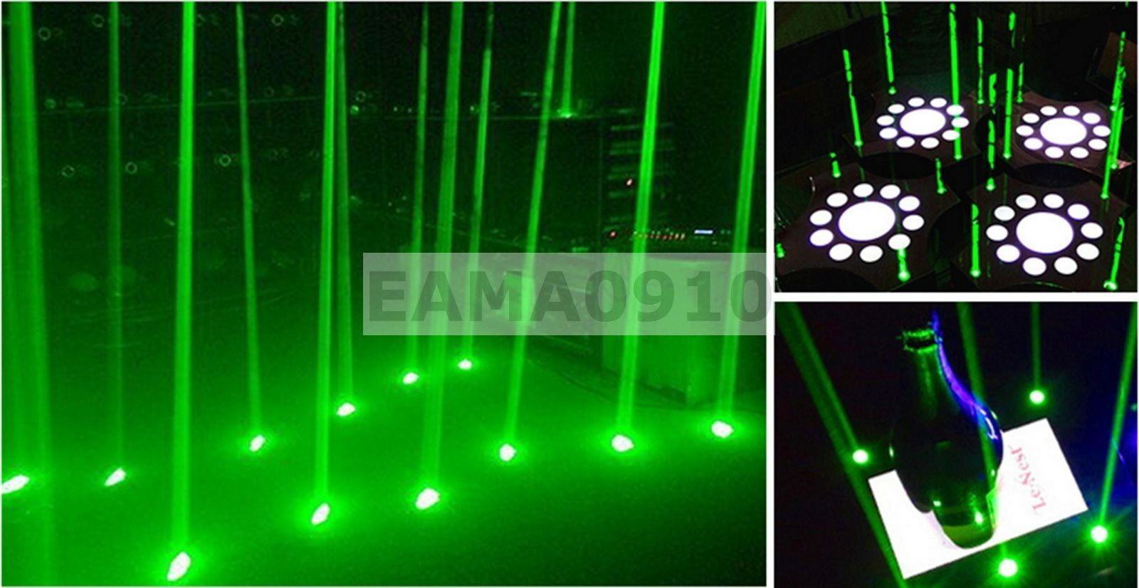 4pcs 4.2V-5V 532nm 50mW 22x70 Green Laser Module Dot Thick Beam Bar Stage Light - Image 5