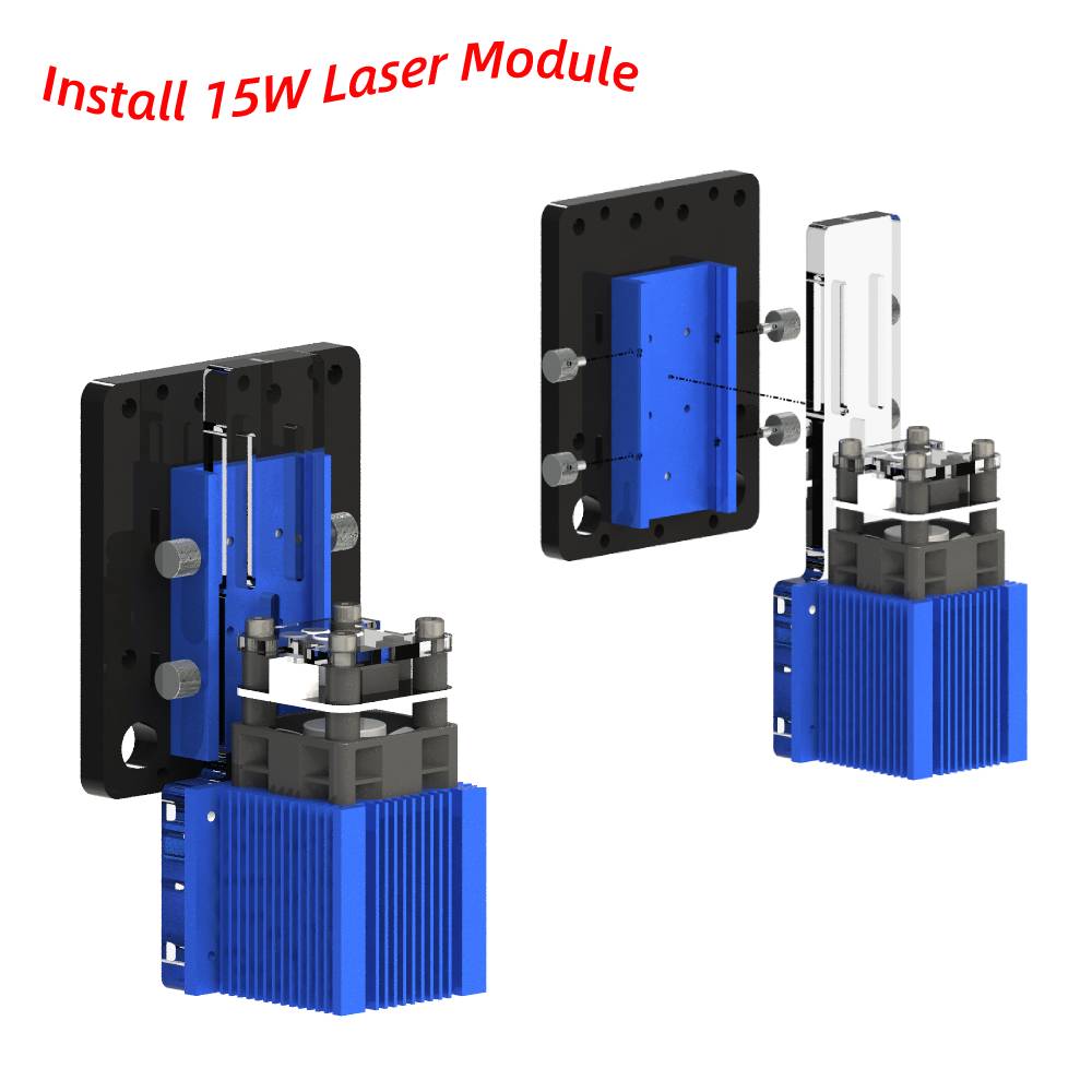 5.5W/ 15W/30W/40W Working Area395*285mm DIY Laser Engraving Machine For Toy Laser Cutting Machine Laser Engraver Mark on Metal - Image 3