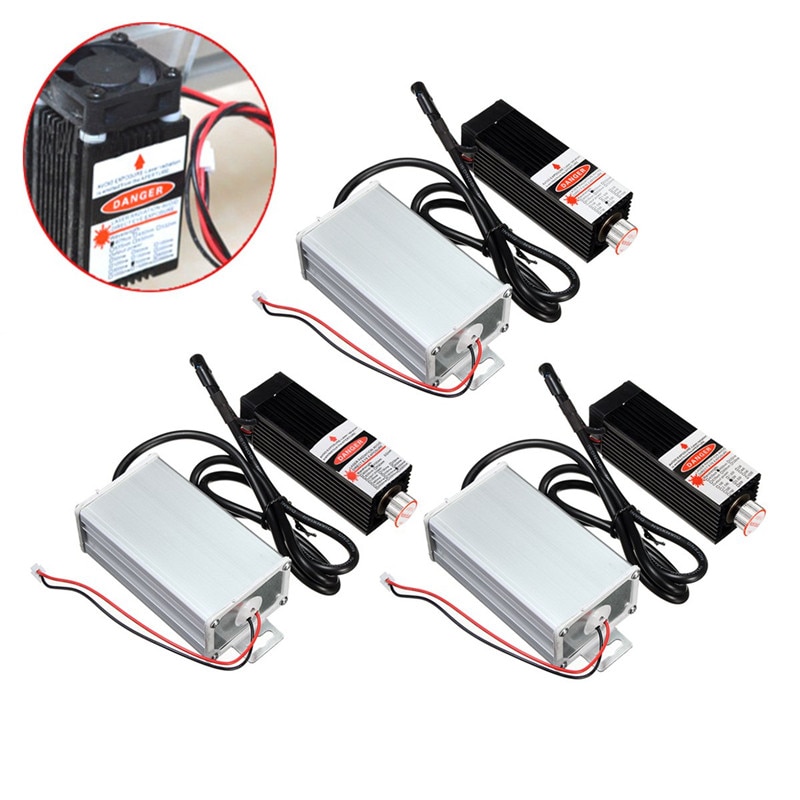 5.5W 450nm DIY mini Desktop Laser Head Engraving Machine Module High Power for CNC Engraver Printer Cutting Machine