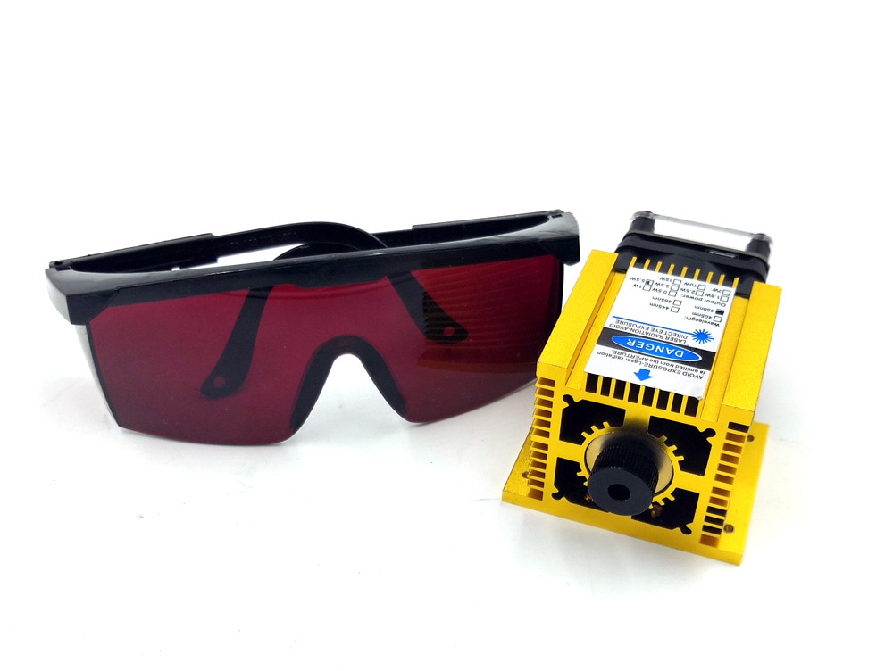 5.5W 450nm Focusing Blue CNC Laser 5500MW Head Laser Engraving Module Supports TTL - Image 2