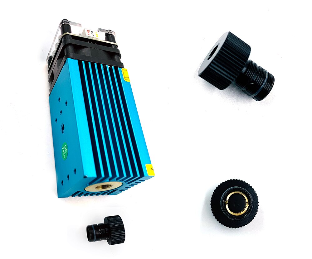 5.5w 450nm Focusing Blue Laser Module Laser Engraving And Cutting TTL Module 5500mw Laser Can Engrave On Wood - Image 4