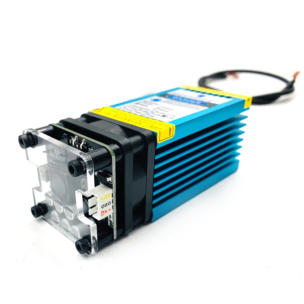 5.5w 450nm Focusing Blue Laser Module Laser Engraving And Cutting TTL Module 5500mw Laser Can Engrave On Wood - Image 5