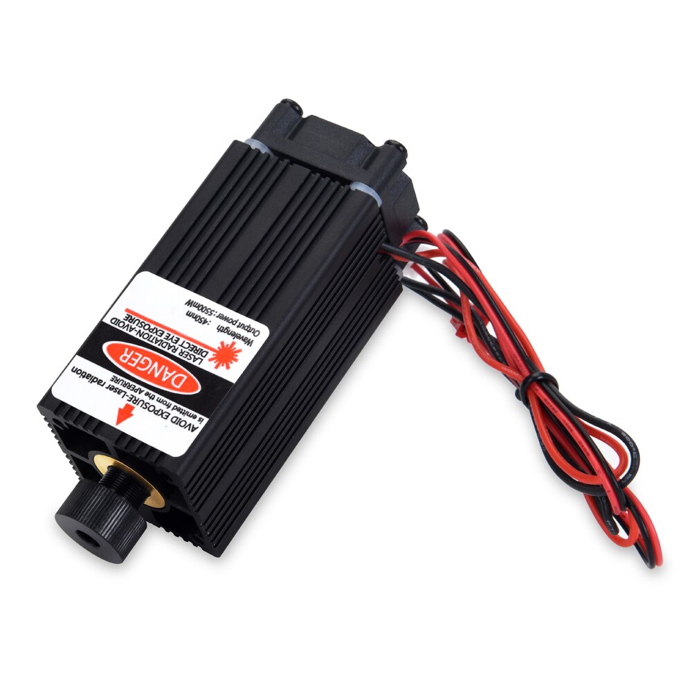 5.5w 450nm blue laser module , laser engraving machine parts , laser cutting TTL module 5500mw laser module - Image 2