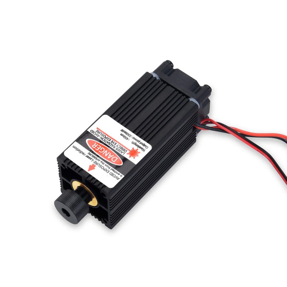 5.5w 450nm blue laser module , laser engraving machine parts , laser cutting TTL module 5500mw laser module - Image 5