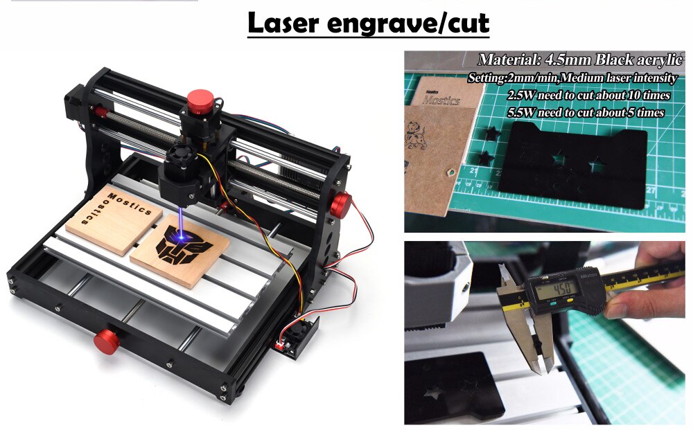 5.5w 450nm blue laser module , laser engraving machine parts , laser cutting TTL module 5500mw laser module