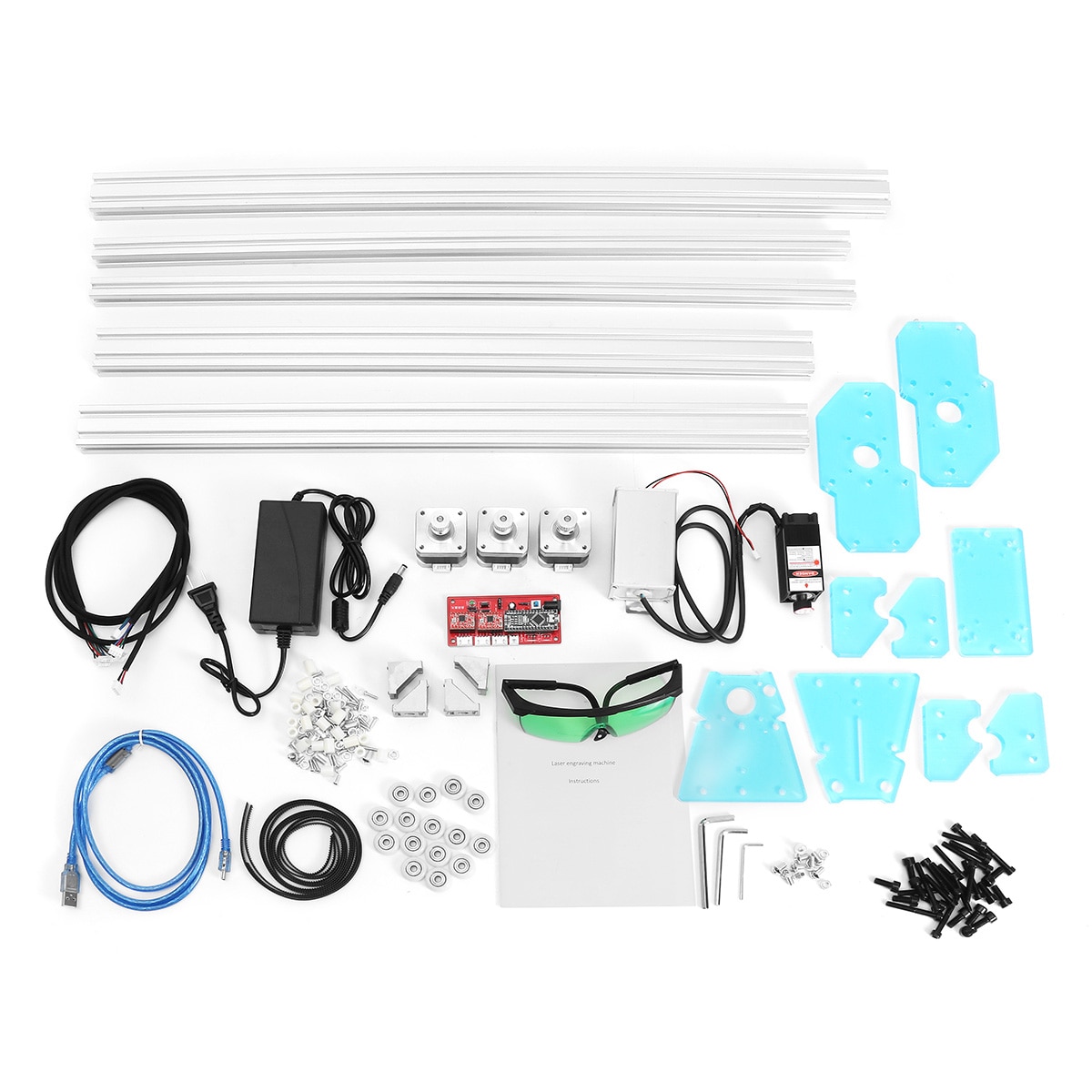 50*65cm 15W CNC Laser Engraver Engraving Machine for Metal Cutting Wood Router DIY 2Axis Engraver Desktop Laser Cutter - Image 3